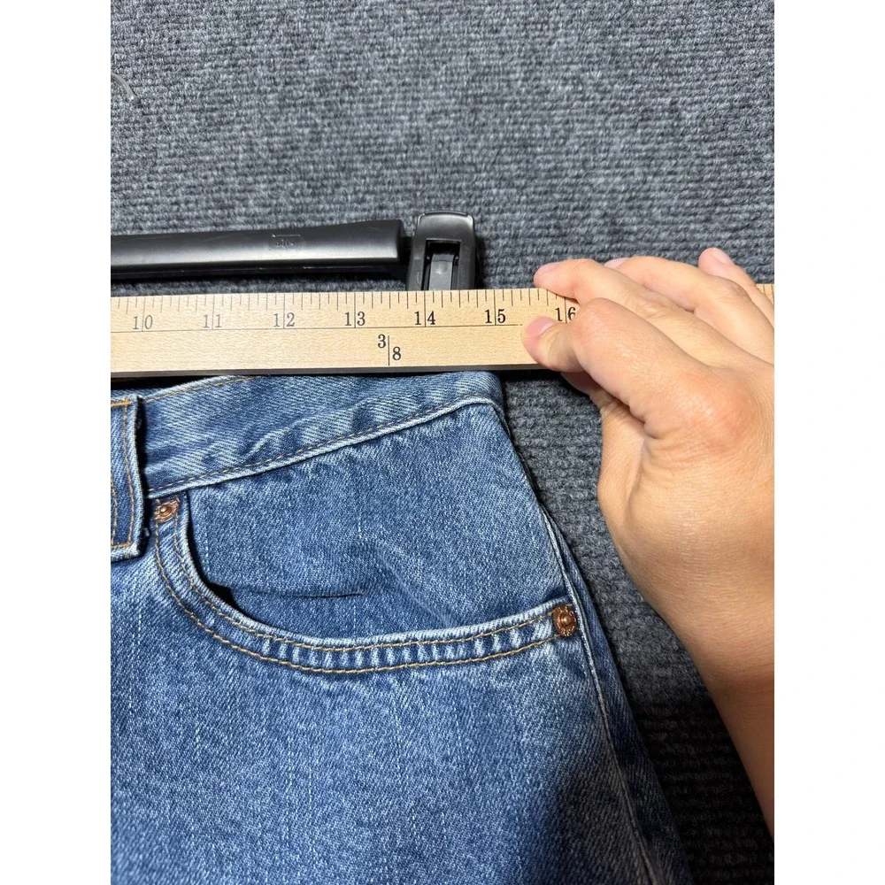 Levi Levi 505 Regular Fit Straight Leg Jeans Mens 34x30 Blue Made in USA